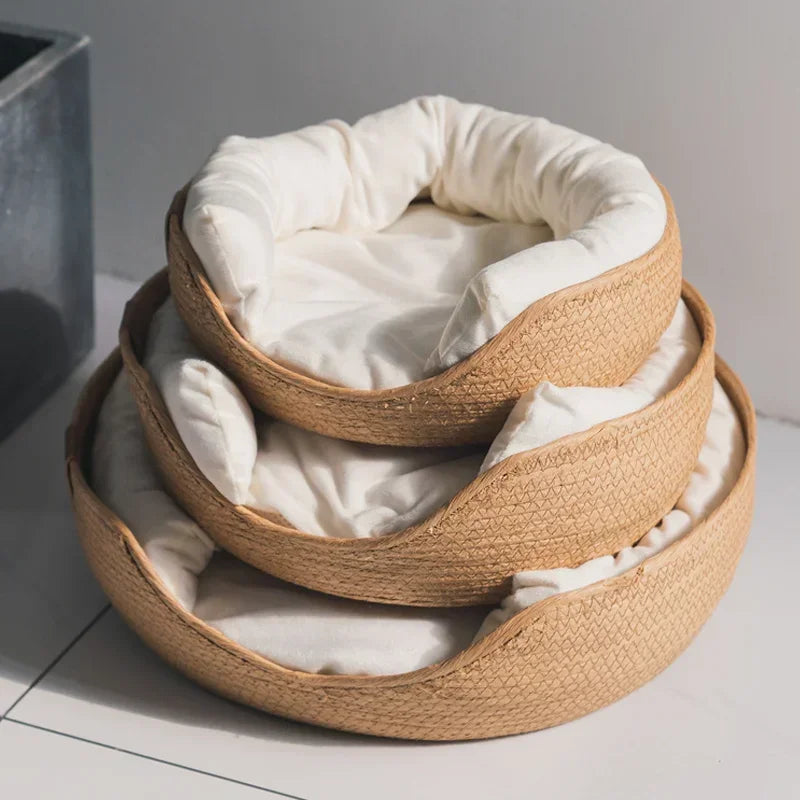 Weiches Katzen- und Hundebett inkl. Kissen