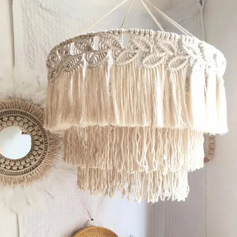 Bohemian Macrame Lampenschirm